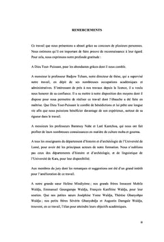 Peuples et culture de l'Ouest du bassin de l'Oti : XVIè S-XXè S