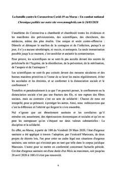 Mes Chroniques confinées