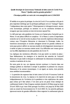 Mes Chroniques confinées