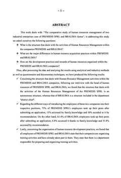 L'étude comparative de la gestion des ressources humaines