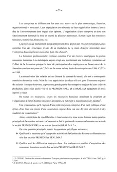 L'étude comparative de la gestion des ressources humaines