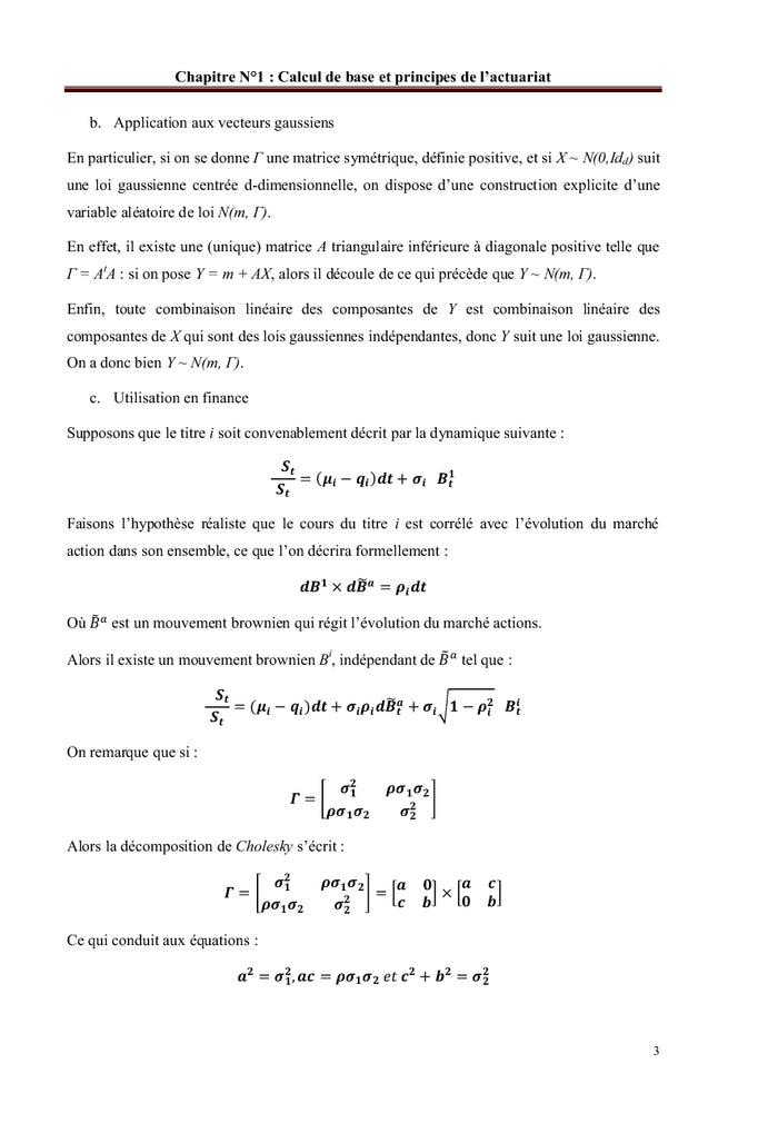 Introduction à l'actuariat