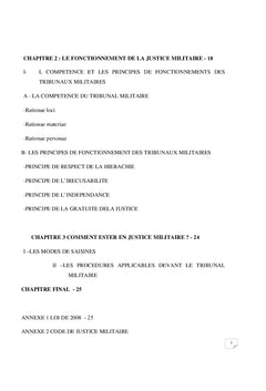 La justice militaire au Cameroun