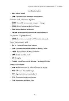 La protection des droits des migrants