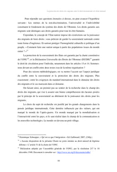 La protection des droits des migrants