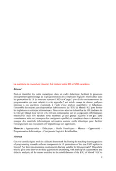 Appropriation Didactique Des Outils Numeriques