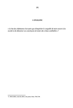 Faiblesse de l'exécution de la servitude pénale