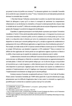 Faiblesse de l'exécution de la servitude pénale