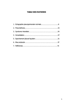 Echographie pleuropulmonaire chez le malade en état critique