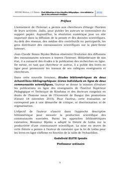 Etudes bibliométriques de deux échantillons bibliographiques