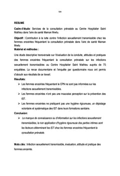 L'évaluation des conduites, attitudes et pratiques de femmes enceintes