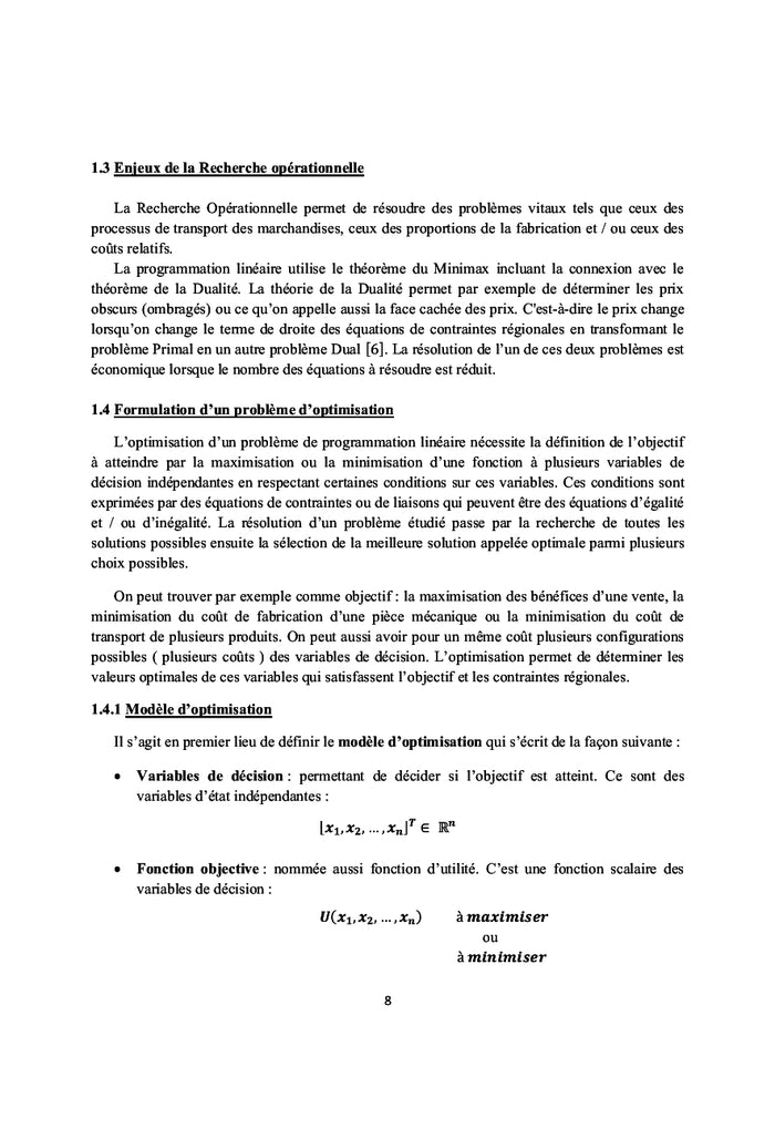 Recherche Opérationnelle