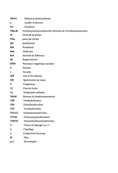 Synthèse des Tétrathiatétraazafulvalènes par voie électrochimique