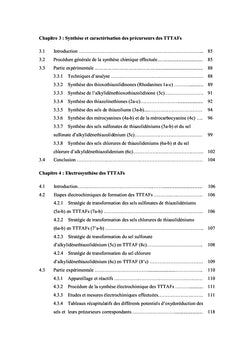 Synthèse des Tétrathiatétraazafulvalènes par voie électrochimique