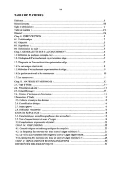 Voie d'accouchement et score d'Apgar chez le nouveau-né