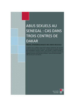 Abus sexuel au Sénégal : Cas dans trois centres de Dakar