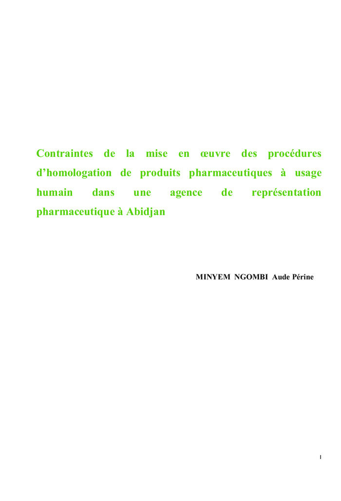 Contraintes des procédures d'homologation