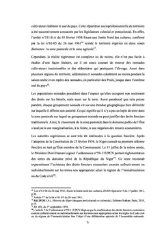 L'évolution du régime foncier au Niger de 1959 à 2010