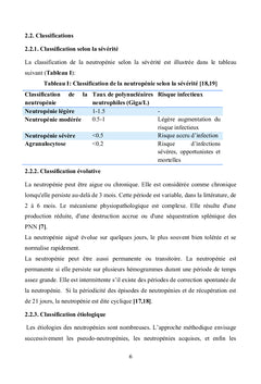 Les neutropénies congénitales