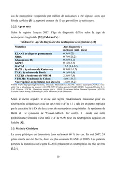 Les neutropénies congénitales
