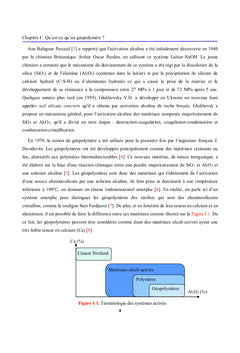 État de l'art sur les liants géopolymères