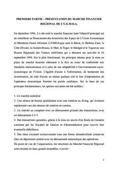 La problématique de la communication de l'information financière