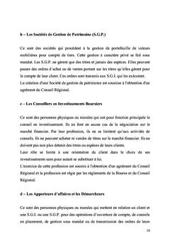 La problématique de la communication de l'information financière