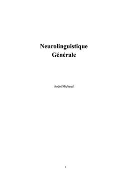 Neurolinguistique Générale