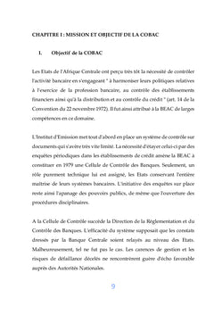 La Réglementation et la Supervision Financière dans la Zone CEMAC