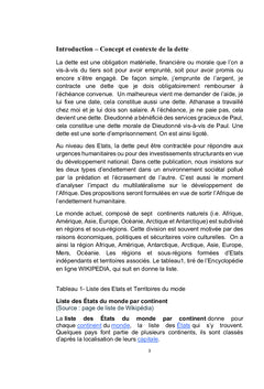 REPUBLIQUE DEMOCRATIQUE DU CONGO, PAYS PAUVRE, TRÈS ENDETTÉ