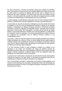 Écotoxicologie générale