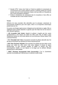 Écotoxicologie générale