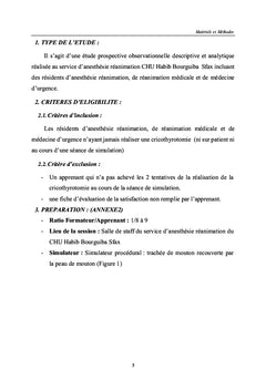 Apprentissage de la cricothyrotomie