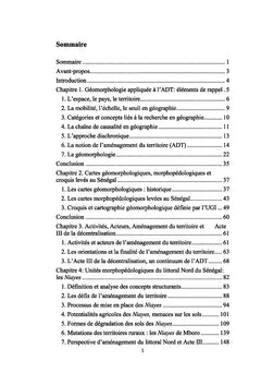 Le rôle de la Géographie dans l'Aménagement du Territoire