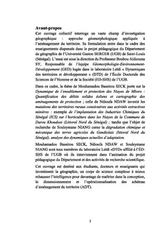 Le rôle de la Géographie dans l'Aménagement du Territoire