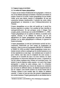 Le rôle de la Géographie dans l'Aménagement du Territoire