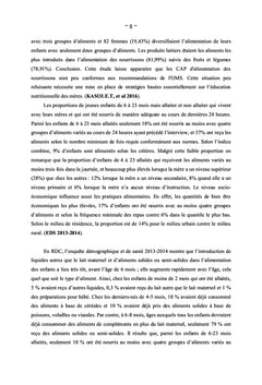 Evaluation de l'impact d'un projet de nutrition à assise communautaire