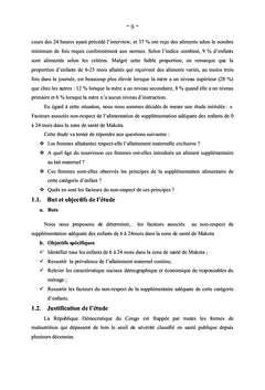 Evaluation de l'impact d'un projet de nutrition à assise communautaire
