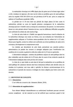 Evaluation de l'impact d'un projet de nutrition à assise communautaire