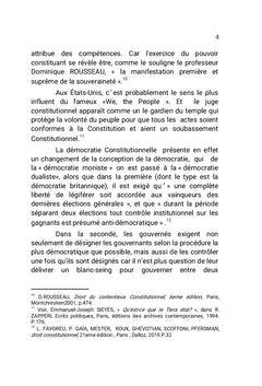 La démocratie constitutionnelle en Afrique: mythe ou réalité ?