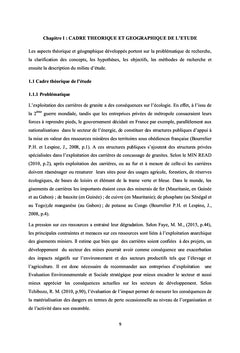 Impact écologique du concassage de granite
