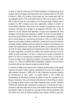 Impact écologique du concassage de granite