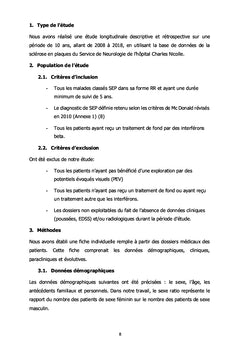 Anomalies neurophysiologiques dans les névrites optiques