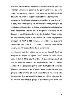 Quel régime de titration morphinique adopter aux urgences ?