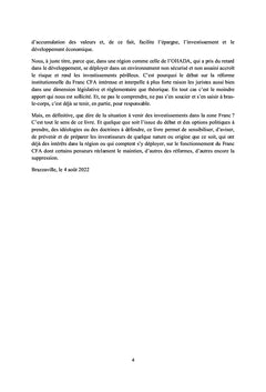 Les Etats membres de l'OHADA