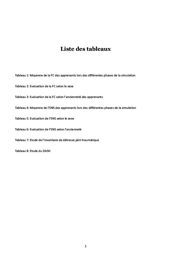 Stress et situation critique en simulation médicale