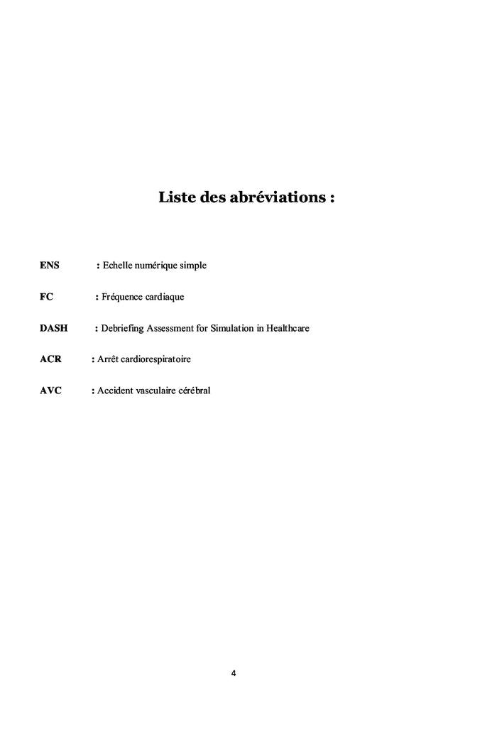 Stress et situation critique en simulation médicale