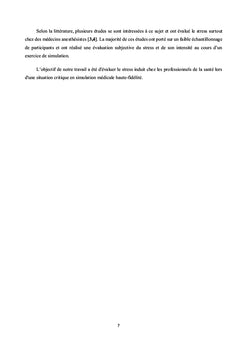 Stress et situation critique en simulation médicale