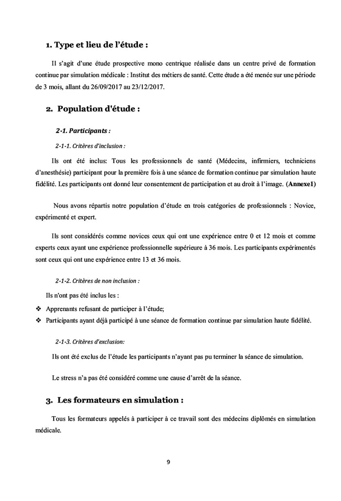 Stress et situation critique en simulation médicale