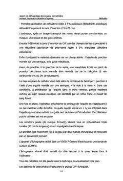 Apport des ultrasons dans la pose des cathéters veineux centraux